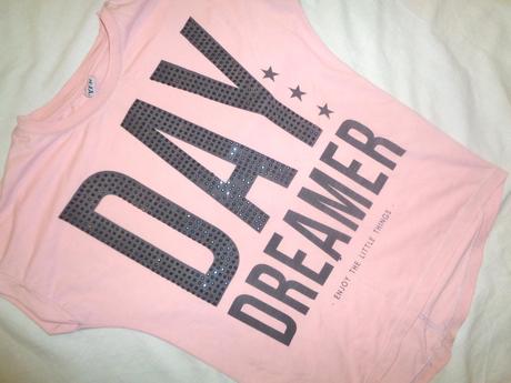 Krásné růžové tričko s aplikací 146/152, 146