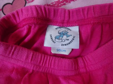 Dvoudílné pyžamo se šmoulinkou, vel. 98, 98