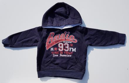 E230 chlapecká mikina s kapucí vel. 92, 92