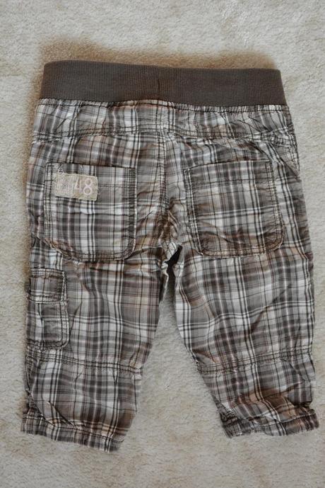 Kárované kraťasy, h&m,98