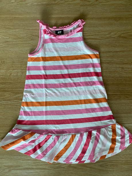 Dívčí letní šaty - vel. ca 116/122, marks & spencer,116