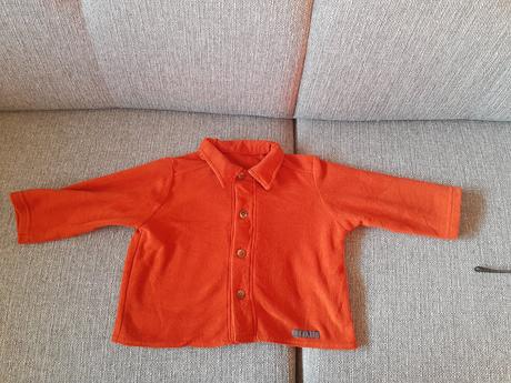 Fleesová mikina, značka ani velikost neuvedena., 68