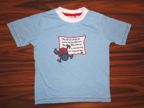 Nádherné modré tričko - pirát, nkd,92