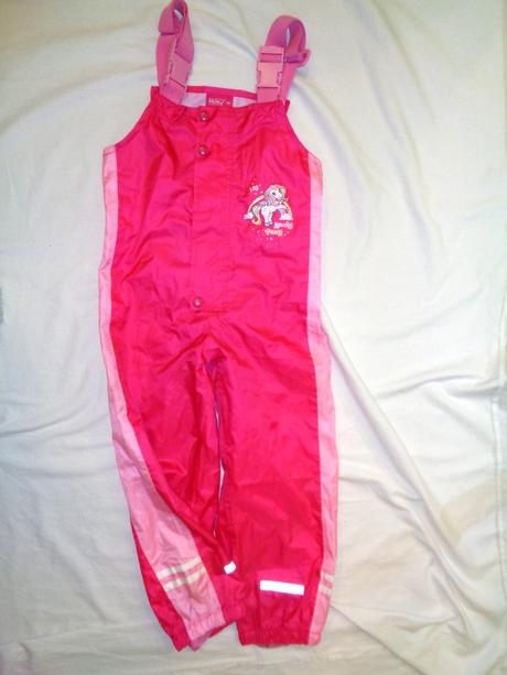 Nepromokavé šusťákové kalhoty s poníkem, okay,116