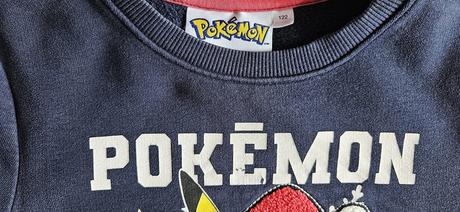 Dětská vánoční mikina, mikinka pokemon pikachu 122, 122