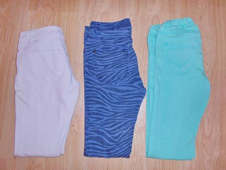 Dívčí kalhoty vel.146,152 a 158               3ks, 146