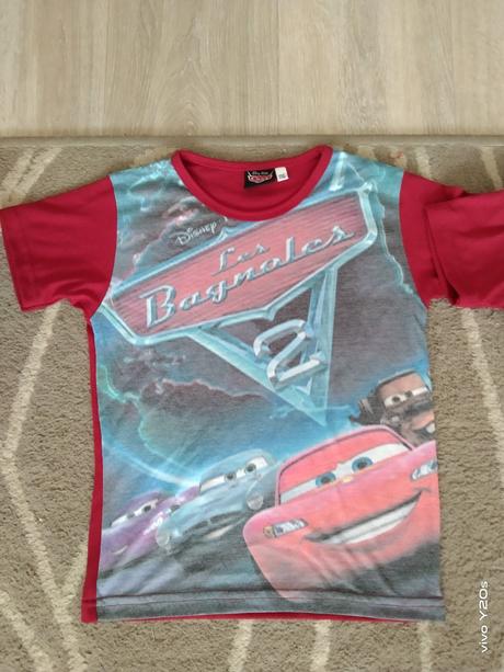 2 trička cars, disney,116