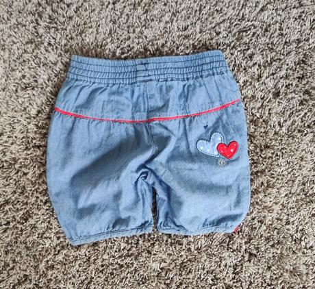 Měkké kraťasy / kraťásky jeans, tu,86