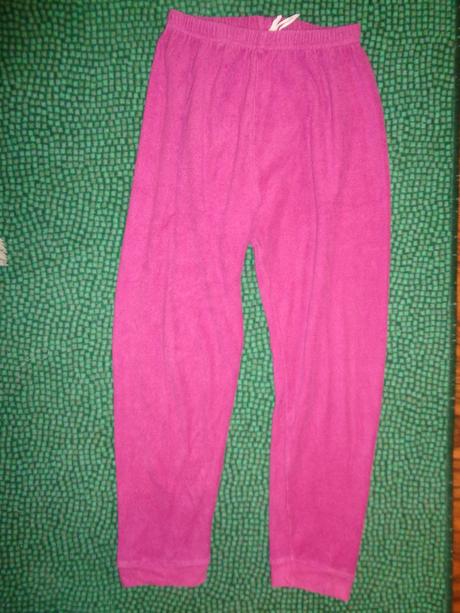 Malinové froté tepláky, 128