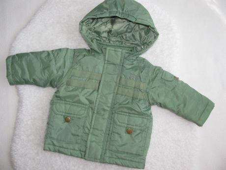 Chlapecká zimní bunda s kapucí, 68