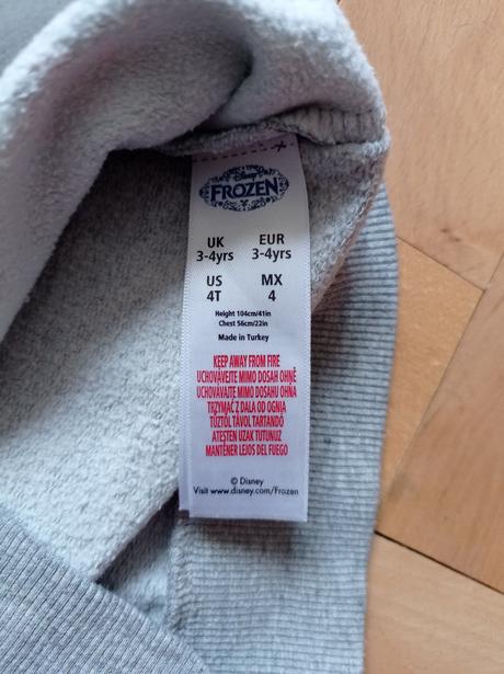 Mikina 104 disney ledové království, disney,104