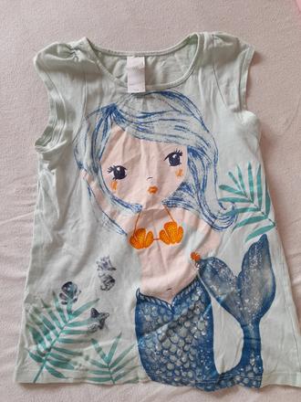 Tričko s mořskou pannou palomino, palomino,134