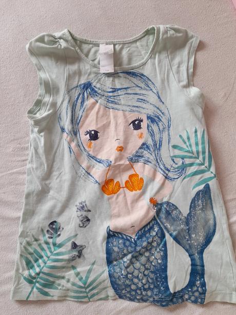 Tričko s mořskou pannou palomino, palomino,134