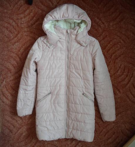 Růžová bunda bundička s kožíškem, pepco,158