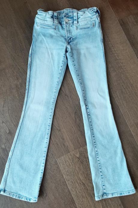 Dívčí džíny h&m - střih bootcut, h&m,152
