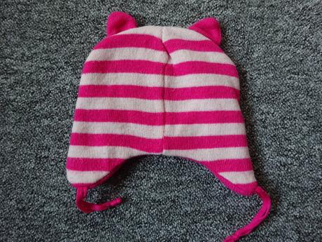 Zimní čepice s proužky, vel. 86/92, 86