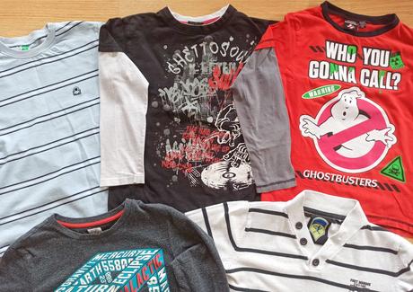 Trika s dl. rukávem vel.128-140 zn.rebel,f&f,okay, rebel,128