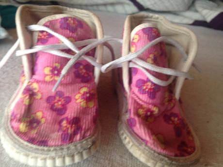 Dětské papuče květy, 18