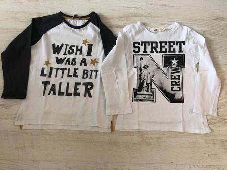 Trička s dlouhým rukávem, h&m,116