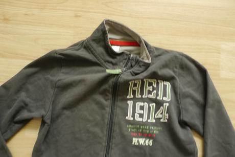 Seda mikina na zip 124/140, 134