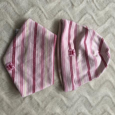 Cepice a satek na krk 86/92 růžová tchibo, tchibo,86