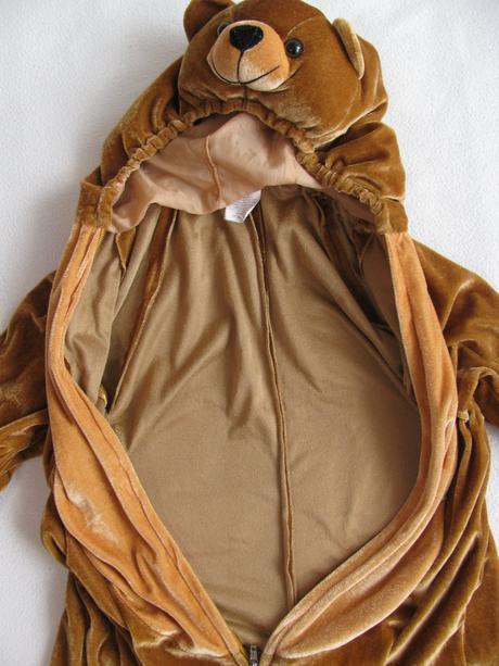 Krásný kostýmový overal medvídek,