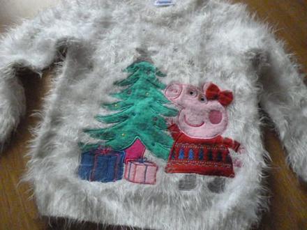 Vánoční svetr peppa 2-3, 98