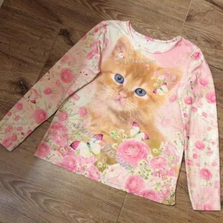 Jemné tričko s kočičkou, george,140