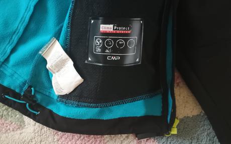 Zateplená černá softshellová bunda cmp, cmp,140