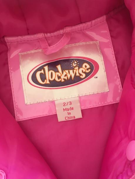 Dívčí vyteplená pláštěnka (3 - 4 roky), 98