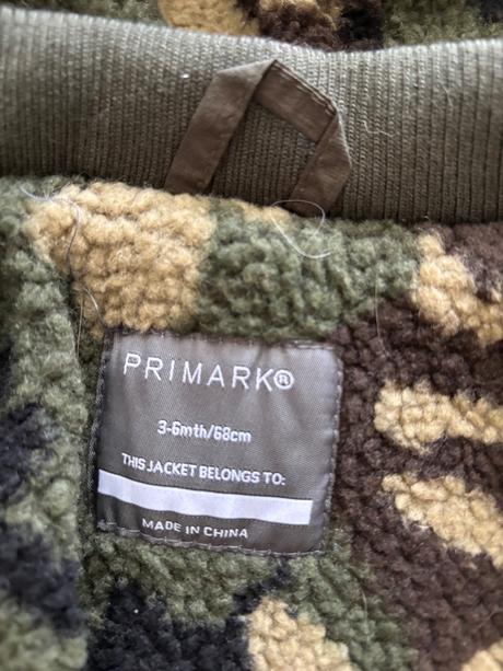 Krásná velmi teplá zimní bunda - v.3/6 měs., primark,68