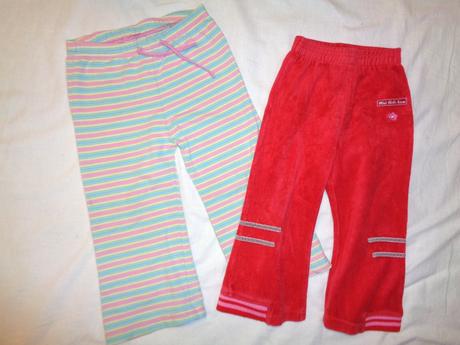 Dvoje tepláky pro holčičku, topolino,86