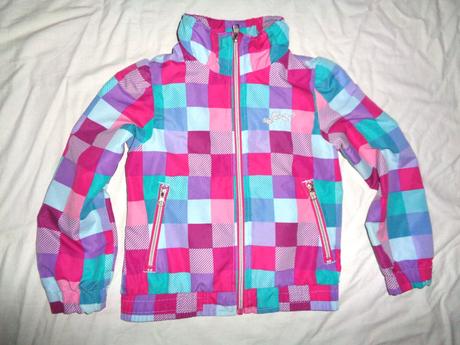 Krásná kostičkovaná softshellová bunda, okay,116
