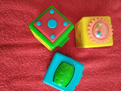 Kostky skládací 3ks, 