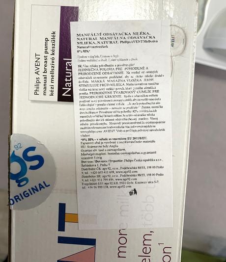 Odsávačka mm philips advent, 