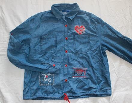 Vb196. riflová košile, vel.s, s