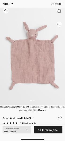 Sháníte usínáček pro dítě z HM?