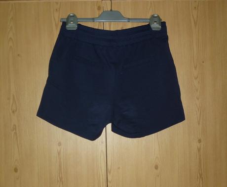 Tmavě modré dámské kraťasy takko fashion, takko,s