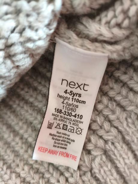 Pletený svetr, next,110