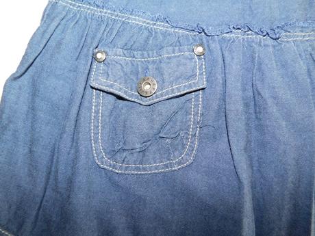 Zavinovací dívčí sukýnka, 134