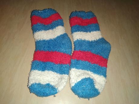 Pruhované teplé ponožky 1-2 roky, 19