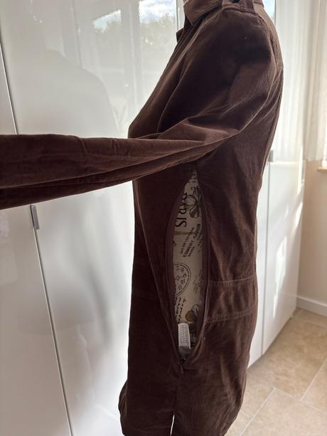 Hnědé šaty / dlouhé košilové šaty ve velikosti 34, 34