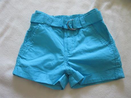 Modré kraťasy s páskem, kik,98