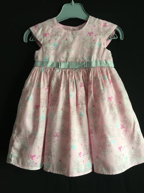 Vel. 68 růžové šatičky s podšívkou, 68