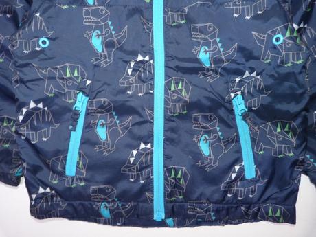 Jaro/podzim bundička, podšívka flís vel.110, bluezoo,110