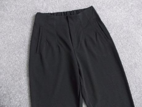 Kalhoty černé matné, vel. 158, terranova,158