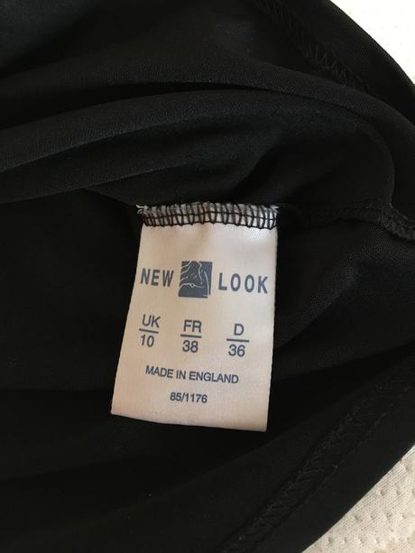 Černé tílko se skříženými ramínky (vel.s/36), new look,36