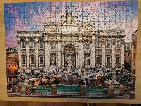 Puzzle 500 clementoni - fontána di trevi, 