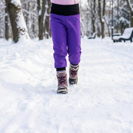 Zimní kalhoty s medvídkovou podšívkou, 80 - 152