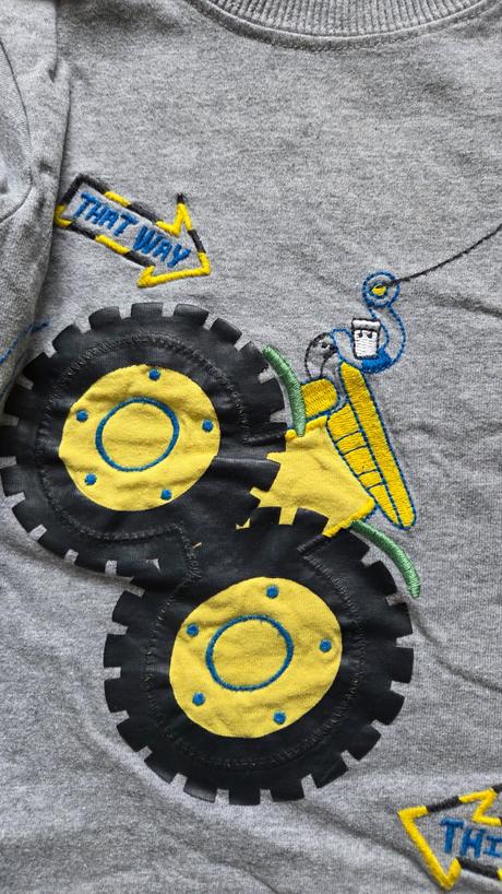 Triko jeřáb stavba, mothercare,92